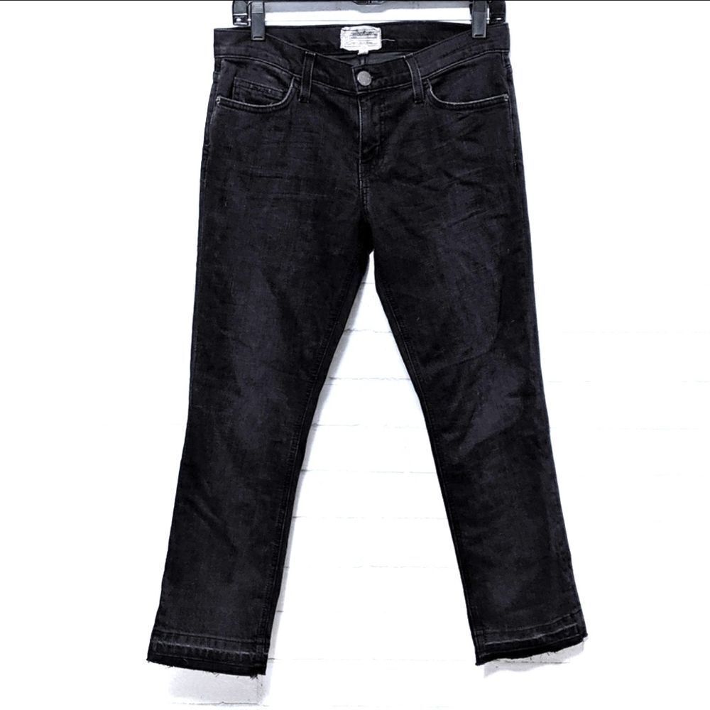 CURRENT/ELLIOTT Cropped Straight Leg Jeans 26